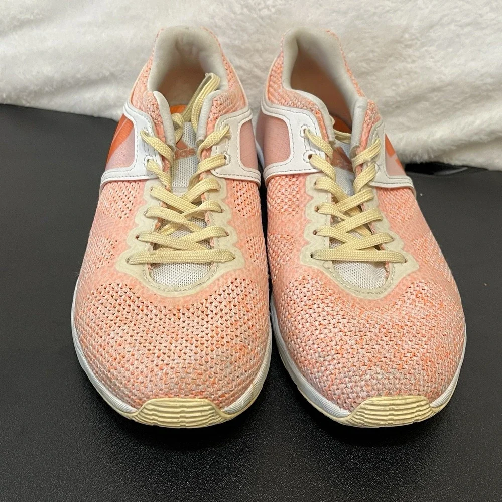Adidas Crazytrain Tennis Shoes Size 6 CF Orange White BB1515 Sneakers Trainers